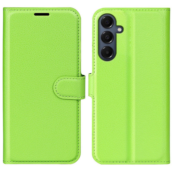 EIDERWOOD Samsung Galaxy A17 (5G) Litchi Kunstlæder Cover m. Pung - Grøn