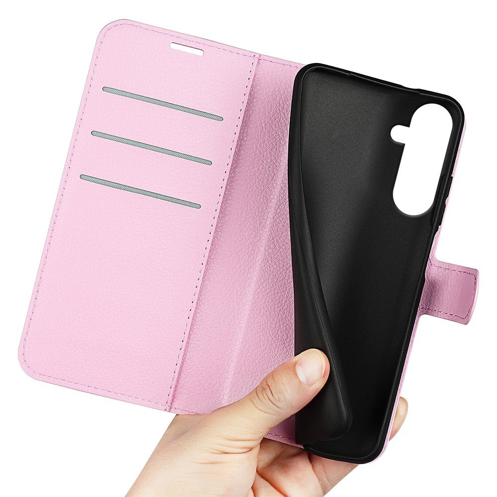 EIDERWOOD Samsung Galaxy A17 (5G) Litchi Kunstlæder Cover m. Pung - Pink