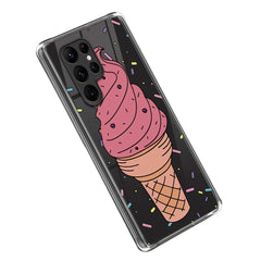 Samsung Galaxy S23 Ultra Fleksibelt Plastik Cover - Is