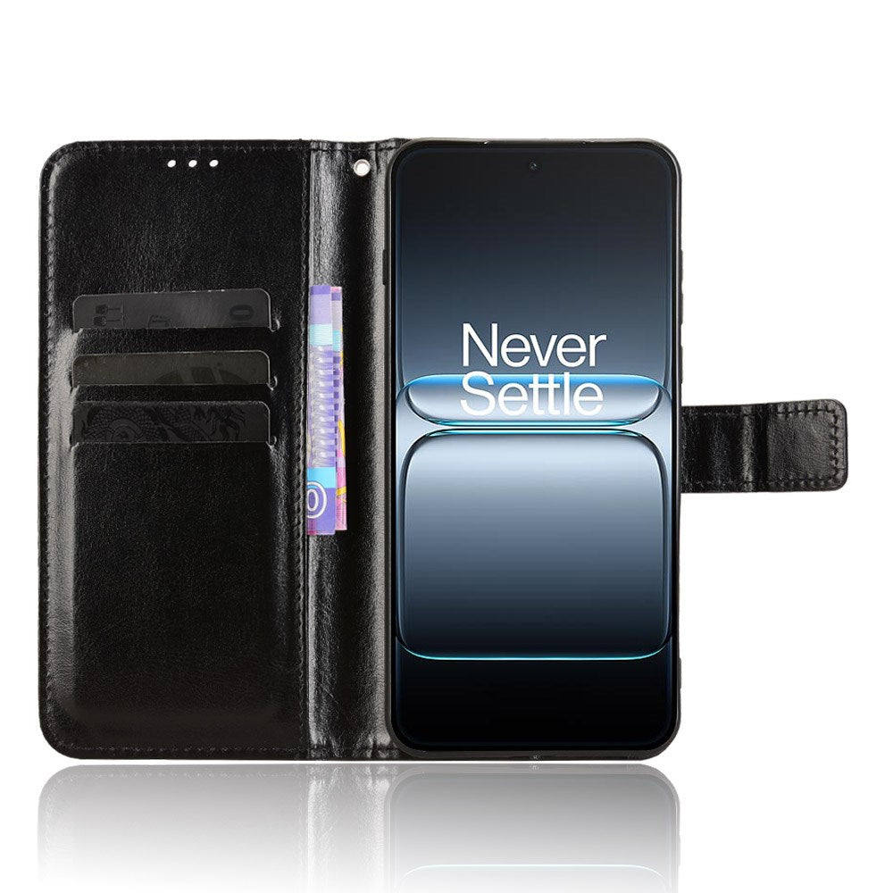 EIDERWOOD OnePlus Nord 5 Kunstlæder Flip Cover m. Strop - Sort