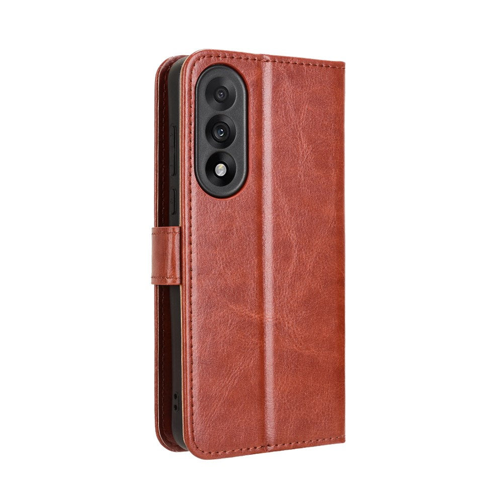 EIDERWOOD OnePlus Nord 5 Kunstlæder Flip Cover m. Strop - Brun