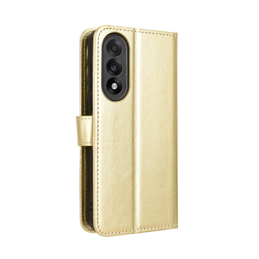 EIDERWOOD OnePlus Nord 5 Kunstlæder Flip Cover m. Strop - Guld