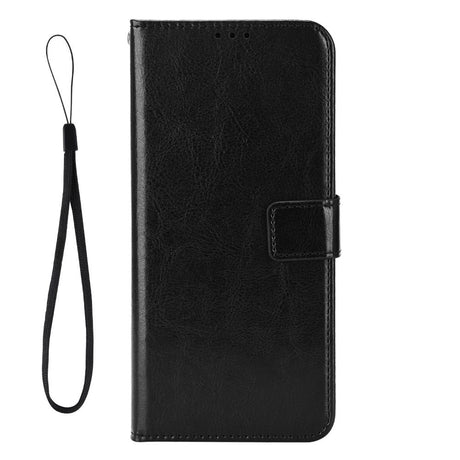 EIDERWOOD OnePlus Nord CE5 Kunstlæder Flip Cover m. Strop - Sort