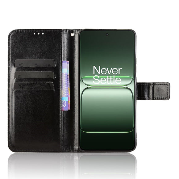 EIDERWOOD OnePlus Nord CE5 Kunstlæder Flip Cover m. Strop - Sort