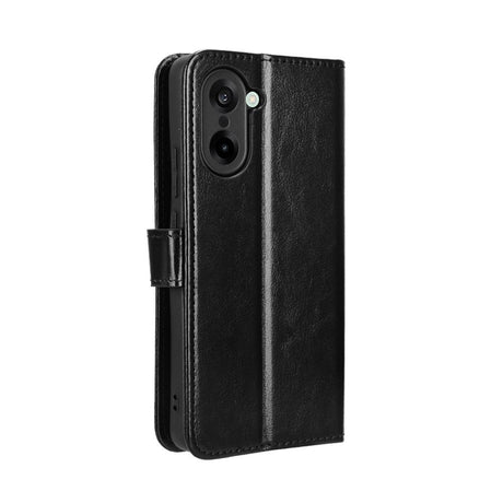 EIDERWOOD OnePlus Nord CE5 Kunstlæder Flip Cover m. Strop - Sort