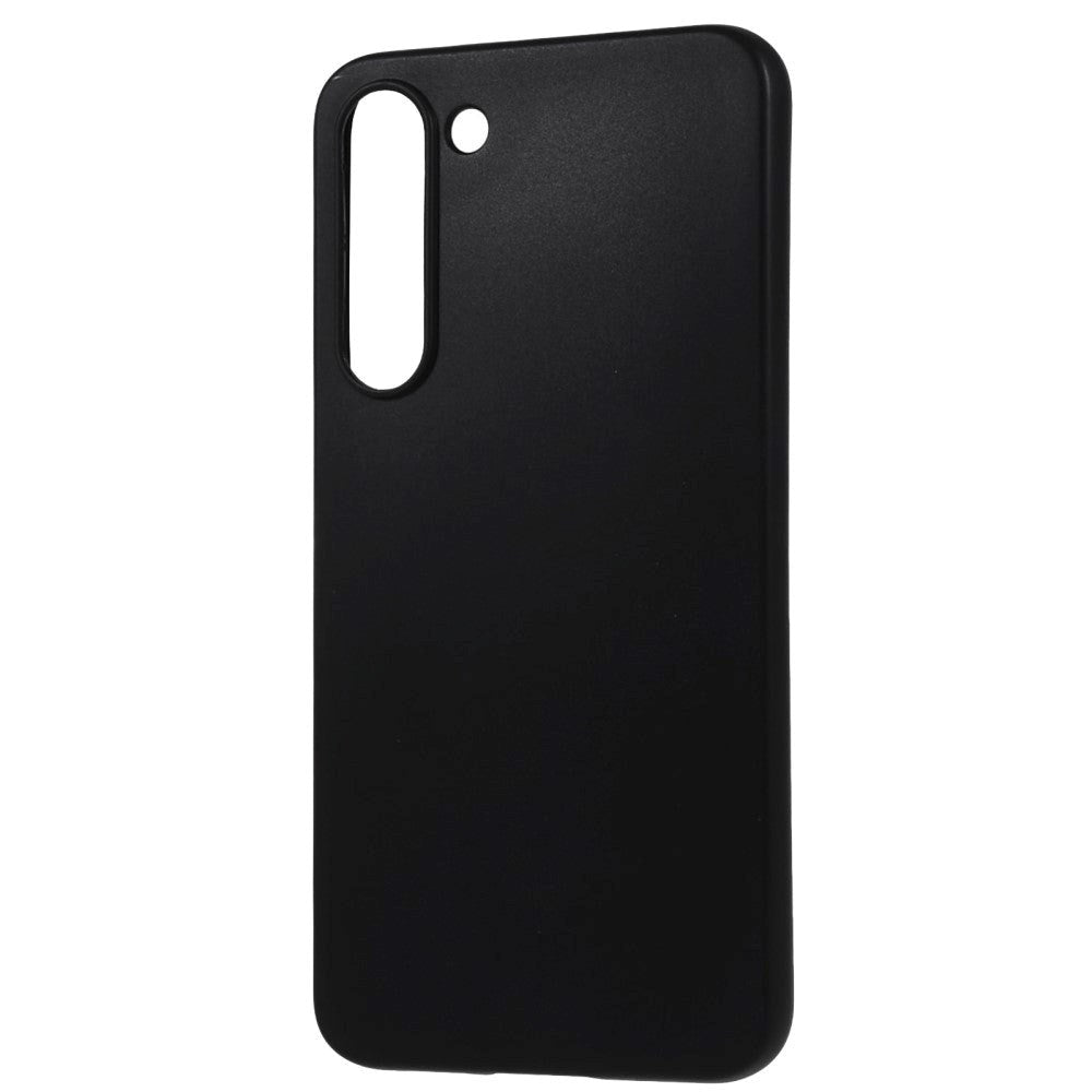 Samsung Galaxy S23 Mat Fleksibelt Plastik Cover - Sort