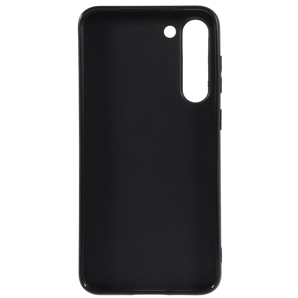 Samsung Galaxy S23 Mat Fleksibelt Plastik Cover - Sort