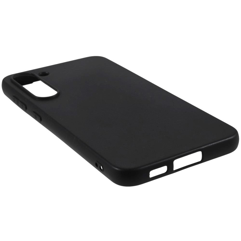 Samsung Galaxy S23 Mat Fleksibelt Plastik Cover - Sort