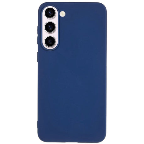 Samsung Galaxy S23 Mat Fleksibelt Plastik Cover - Blå