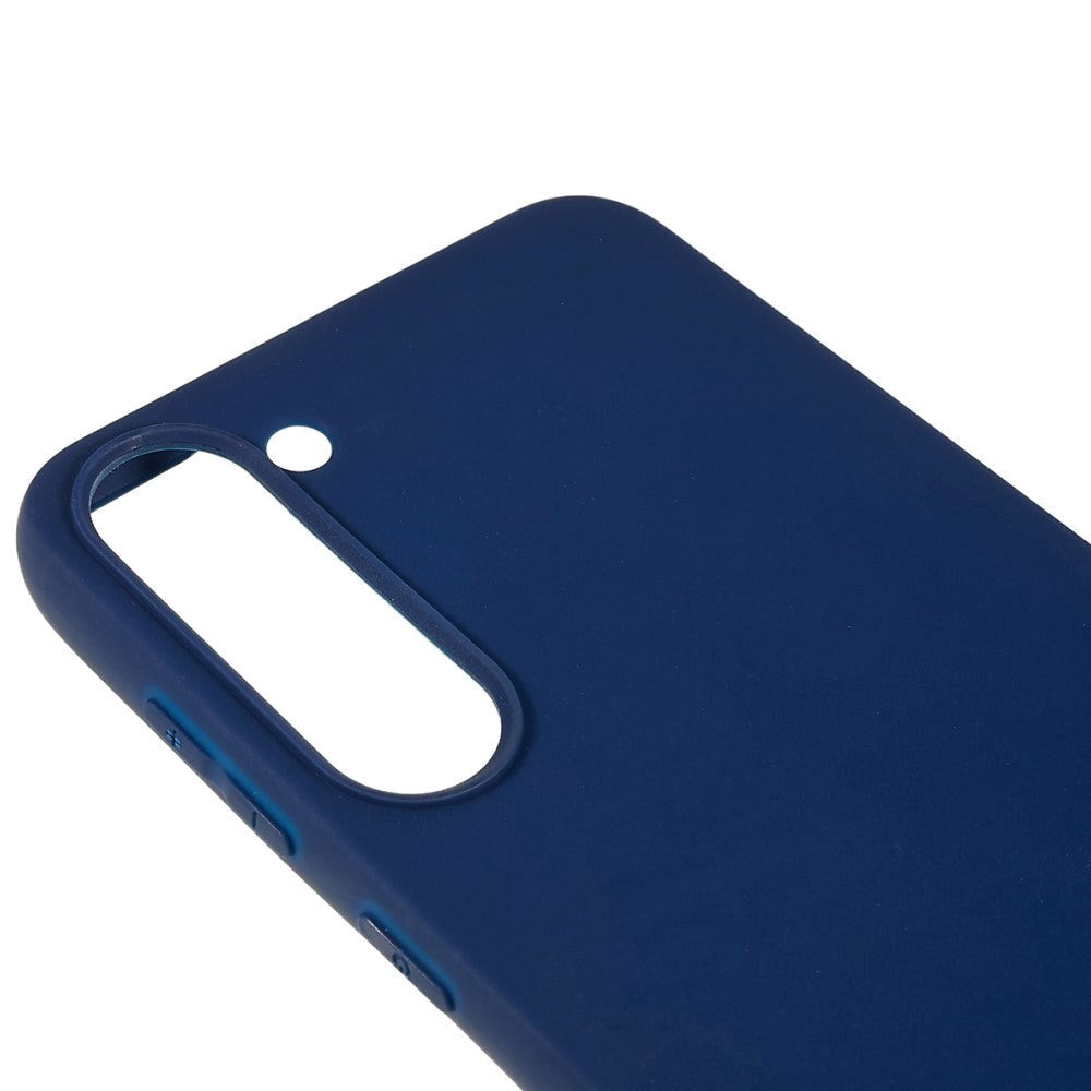 Samsung Galaxy S23 Mat Fleksibelt Plastik Cover - Blå