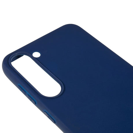 Samsung Galaxy S23 Mat Fleksibelt Plastik Cover - Blå