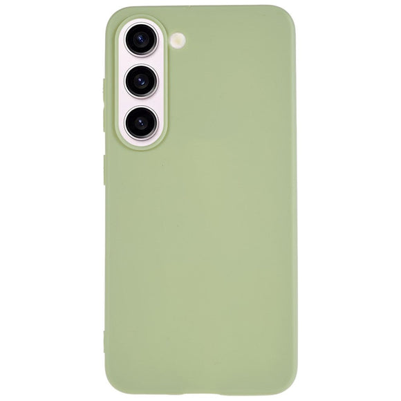 Samsung Galaxy S23 Mat Fleksibelt Plastik Cover - Grøn