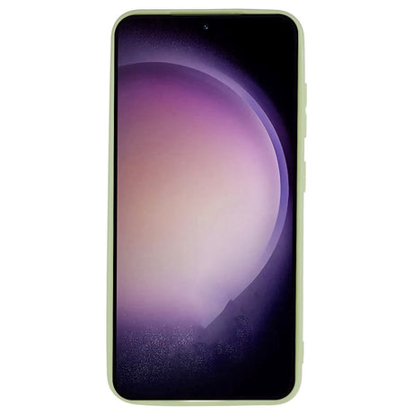 Samsung Galaxy S23 Mat Fleksibelt Plastik Cover - Grøn