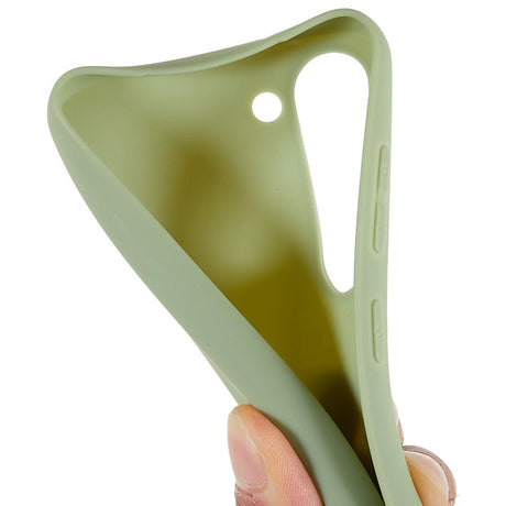Samsung Galaxy S23 Mat Fleksibelt Plastik Cover - Grøn