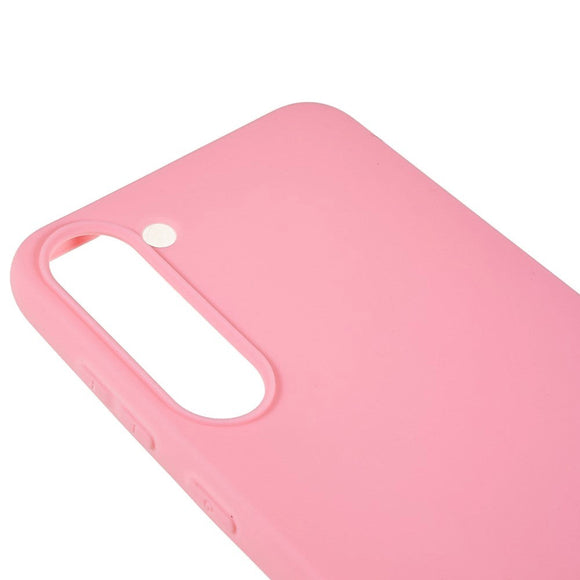 Samsung Galaxy S23 Mat Fleksibelt Plastik Cover - Lyserød