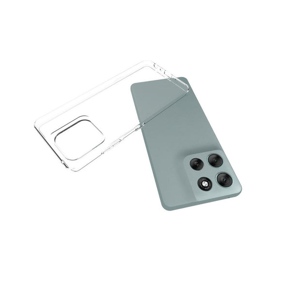 EIDERWOOD Motorola Moto G56 Fleksibelt Plastik Bagside Cover - Gennemsigtig