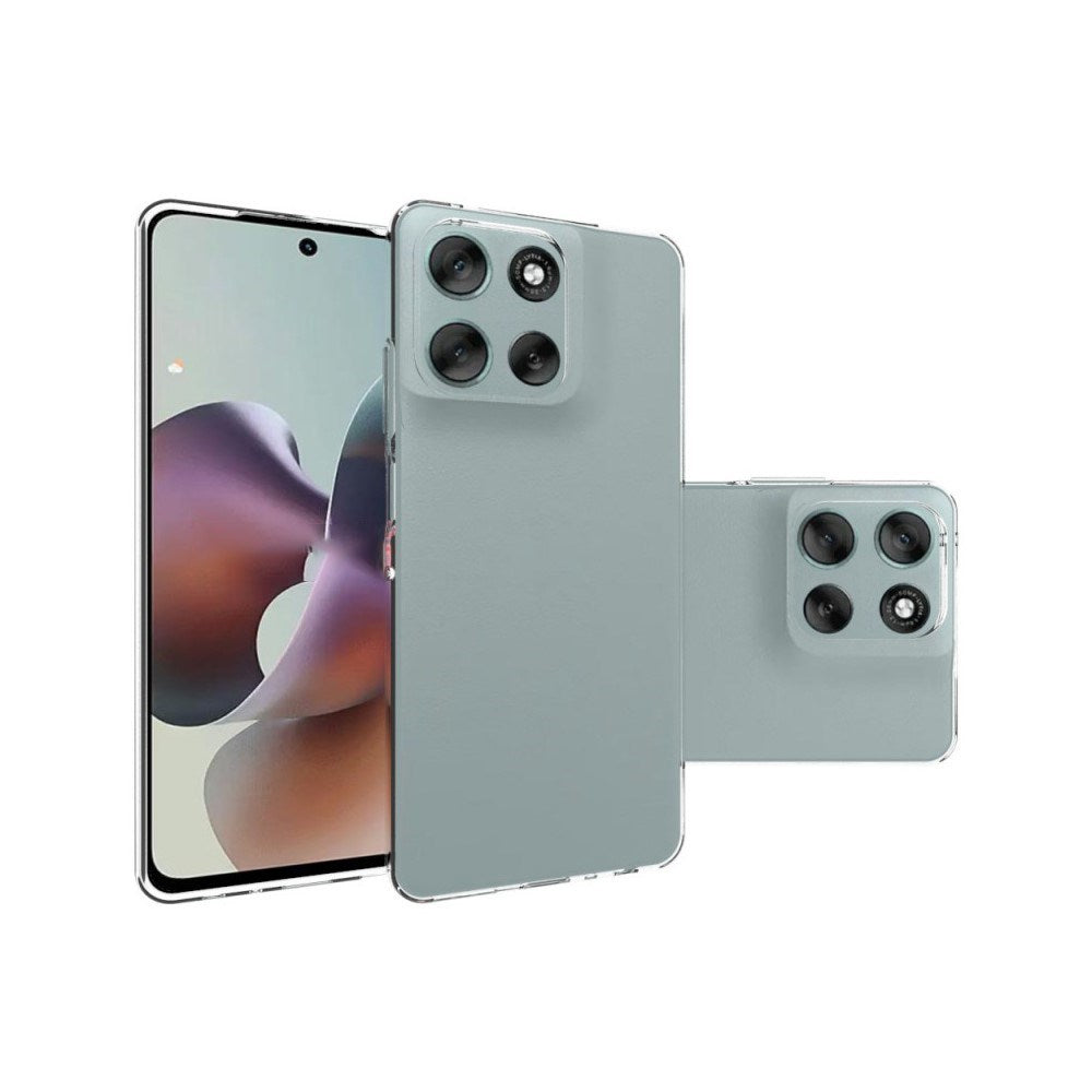 EIDERWOOD Motorola Moto G56 Fleksibelt Plastik Bagside Cover - Gennemsigtig