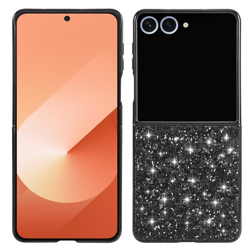 EIDERWOOD Samsung Galaxy Z Flip7 Glitter Cover - Sort