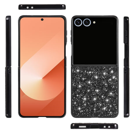 EIDERWOOD Samsung Galaxy Z Flip7 Glitter Cover - Blå