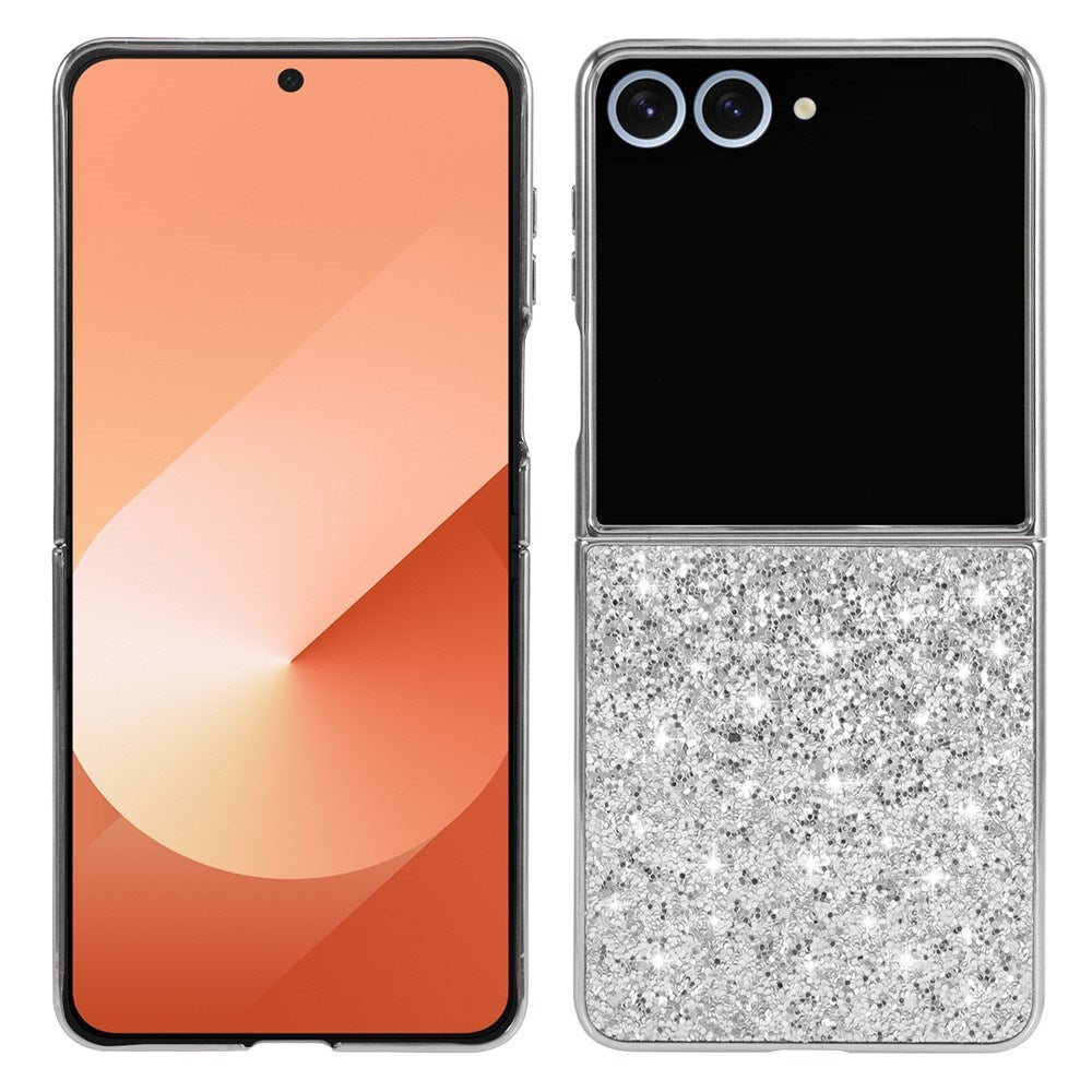 EIDERWOOD Samsung Galaxy Z Flip7 Glitter Cover - Sølv