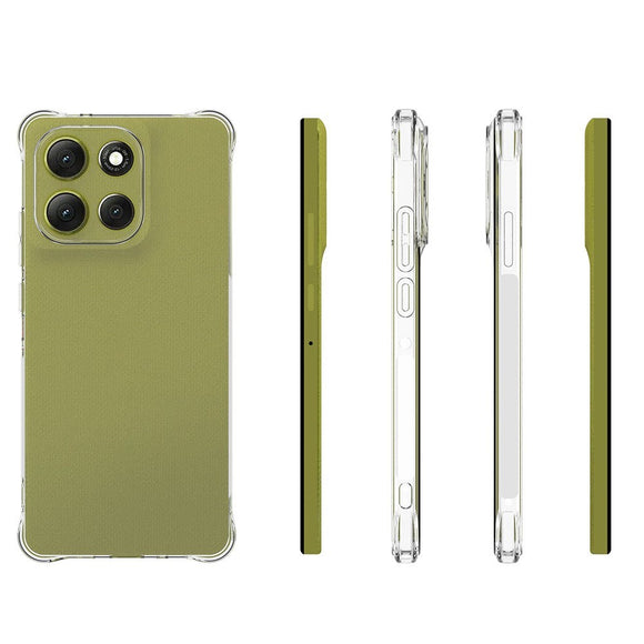 EIDERWOOD Motorola Moto G86 Plastik Cover m. Stødabsorberende Hjørner - Gennemsigtig
