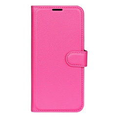 Samsung Galaxy A14 / A14 (5G) PU Litchi Læder Cover m. Pung - Pink