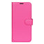 Samsung Galaxy A14 / A14 (5G) PU Litchi Læder Cover m. Pung - Pink