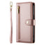 EIDERWOOD iPhone 17 Flip Cover m. Kortholder / Lynlåslomme / Strop - Rose Gold