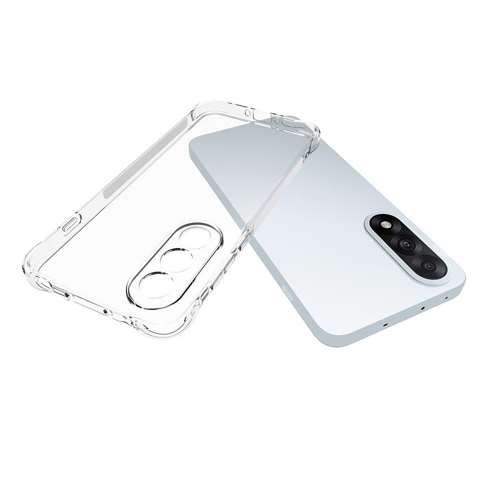 OnePlus Nord 5 Plastik Cover m. Stødabsorberende Hjørner - Gennemsigtig
