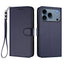 iPhone 18 Pro Max / 17 Pro Max EIDERWOOD Kunstlæder Flip Cover m. Strop - Blå