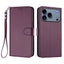 iPhone 18 Pro Max / 17 Pro Max EIDERWOOD Kunstlæder Flip Cover m. Strop - Lilla