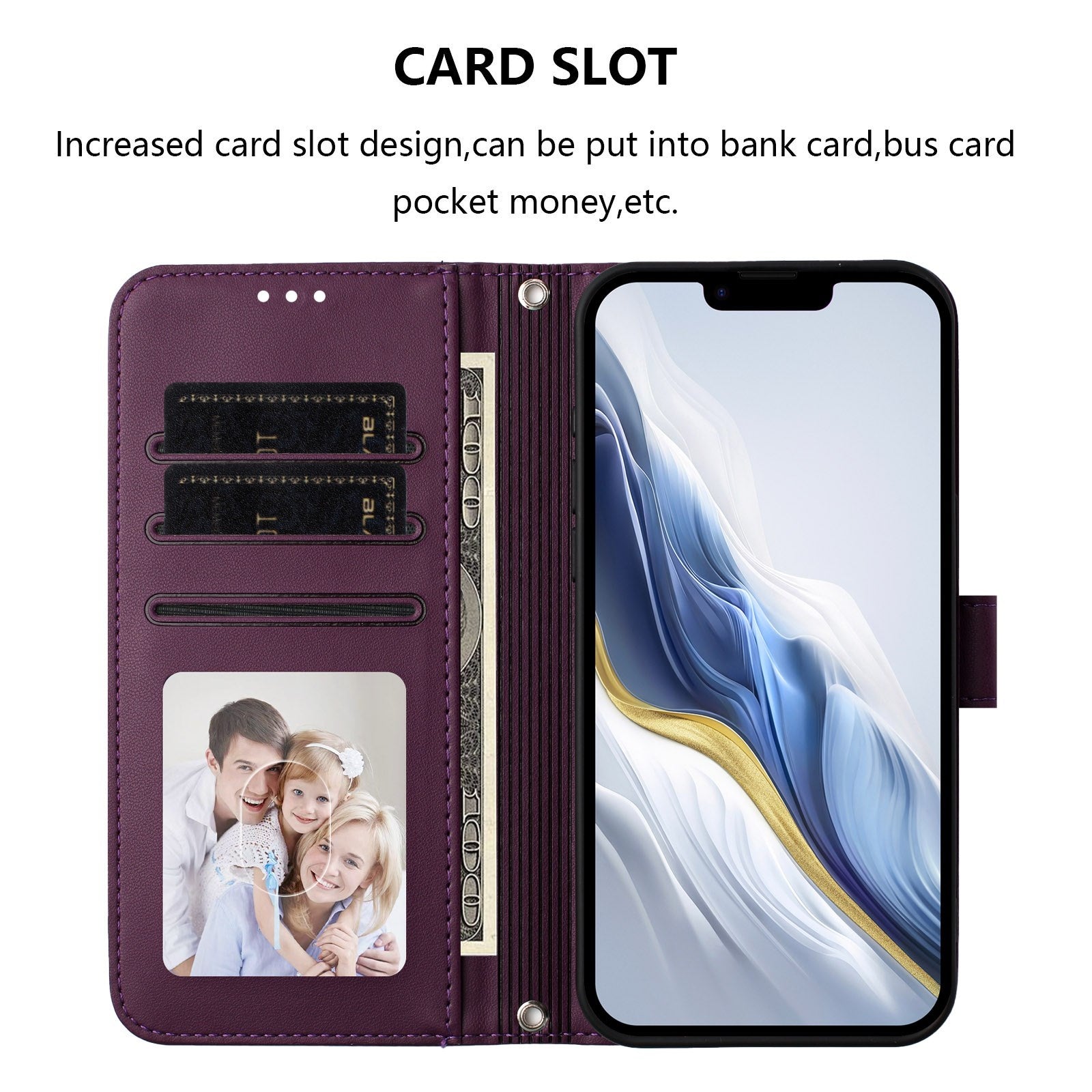 iPhone 18 Pro Max / 17 Pro Max EIDERWOOD Kunstlæder Flip Cover m. Strop - Lilla