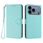 iPhone 18 Pro Max / 17 Pro Max EIDERWOOD Kunstlæder Flip Cover m. Strop - Lyseblå
