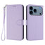 iPhone 18 Pro Max / 17 Pro Max EIDERWOOD Kunstlæder Flip Cover m. Strop - Lyslilla