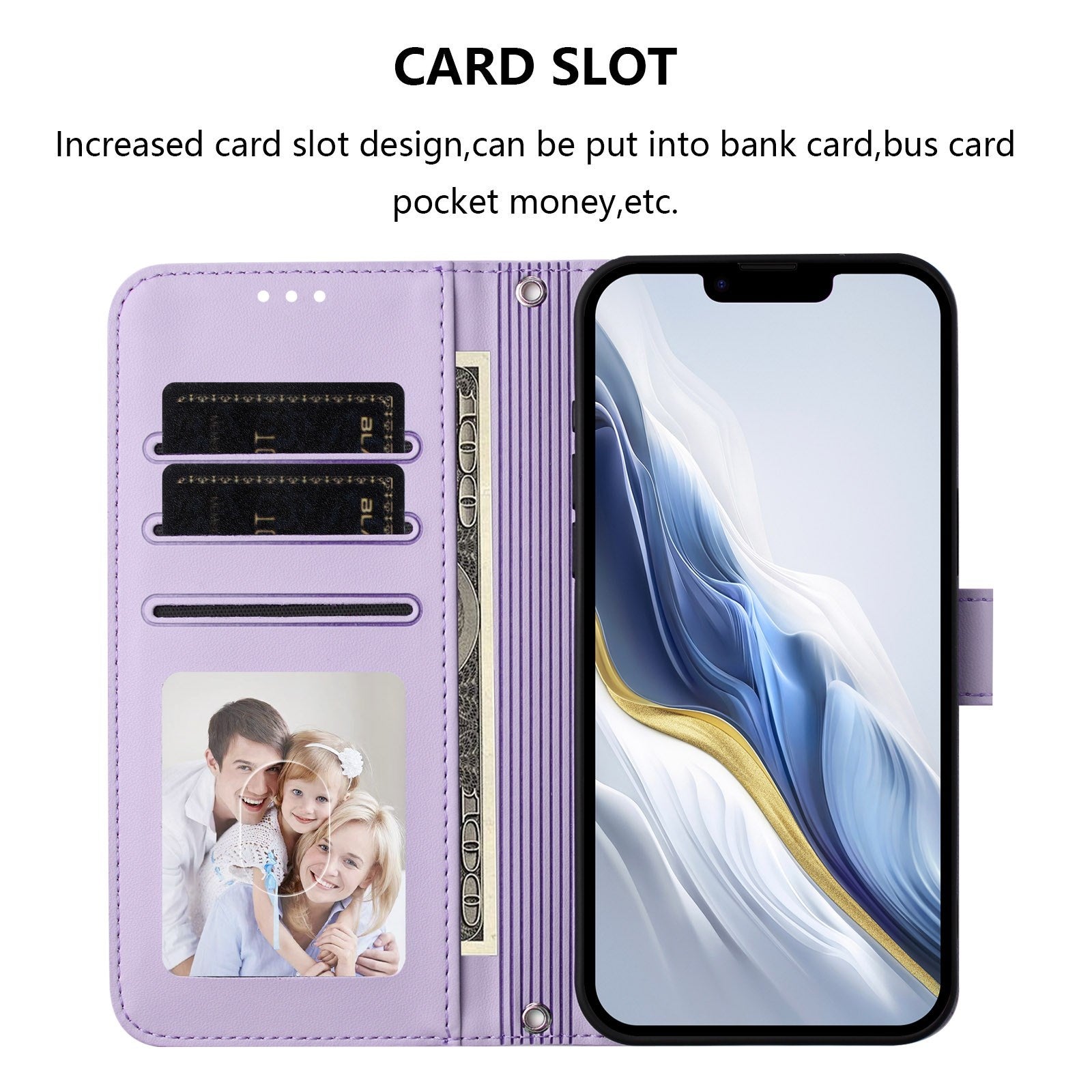 iPhone 18 Pro Max / 17 Pro Max EIDERWOOD Kunstlæder Flip Cover m. Strop - Lyslilla