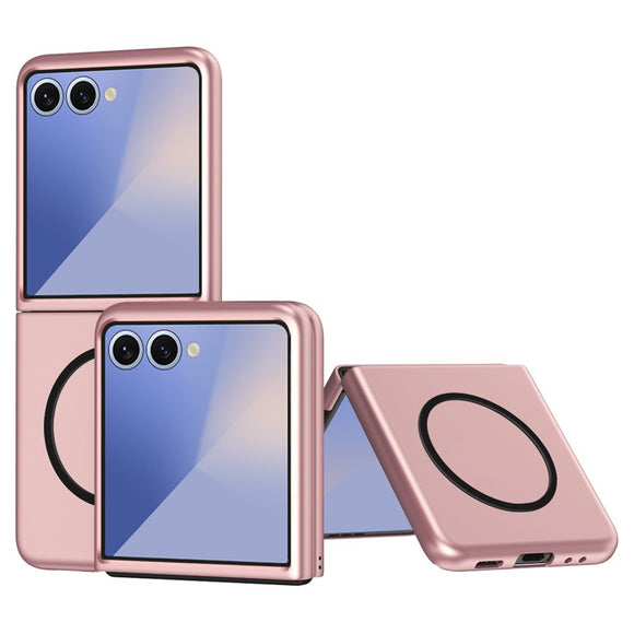 EIDERWOOD Samsung Galaxy Z Flip7 Mat Hårdt Plast Cover - MagSafe Kompatibel - Lyserød