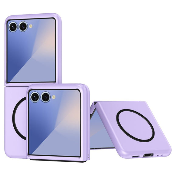 EIDERWOOD Samsung Galaxy Z Flip7 Mat Hårdt Plast Cover - MagSafe Kompatibel - Lilla