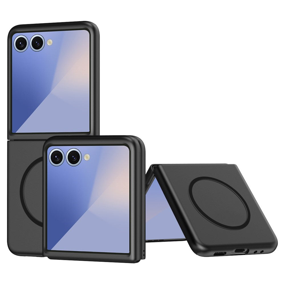 EIDERWOOD Samsung Galaxy Z Flip7 Mat Hårdt Plast Cover - MagSafe Kompatibel - Sort
