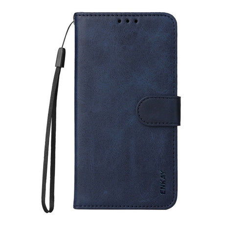 EIDERWOOD iPhone Air 2-i-1 Kunstlæder Flip Cover m. Skærmbeskyttelsesglas - Blå