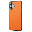 EIDERWOOD iPhone 17 Hybrid Plastik Cover m. Lædertekstur - Orange