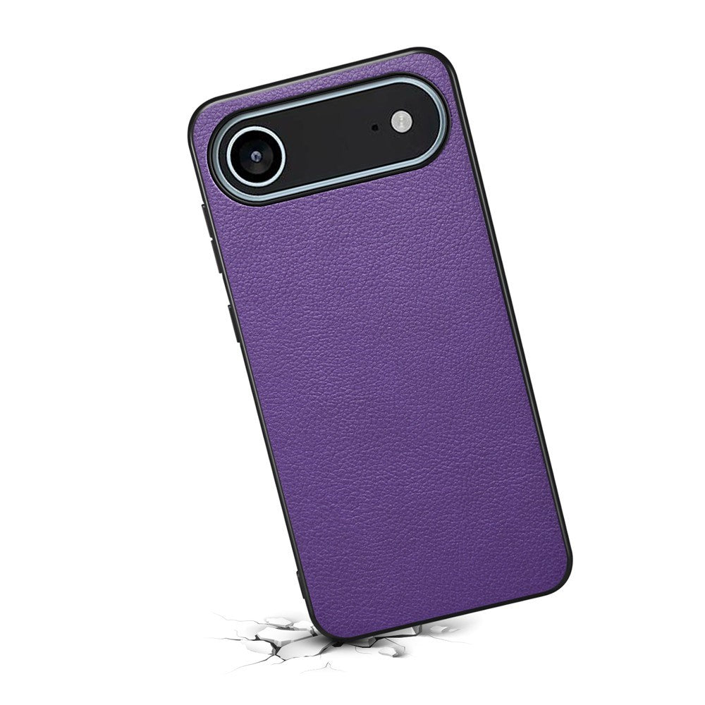 EIDERWOOD iPhone Air Hybrid Plastik Cover m. Lædertekstur - Lilla