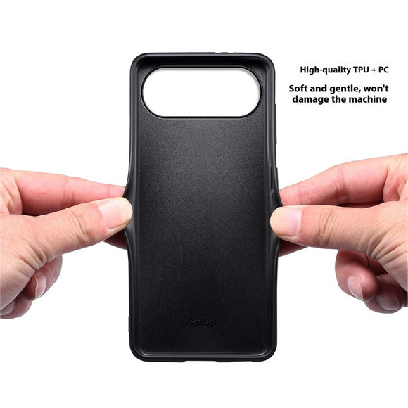 EIDERWOOD iPhone Air Hybrid Plastik Cover m. Lædertekstur - Lilla