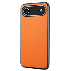 EIDERWOOD iPhone Air Hybrid Plastik Cover m. Lædertekstur - Orange