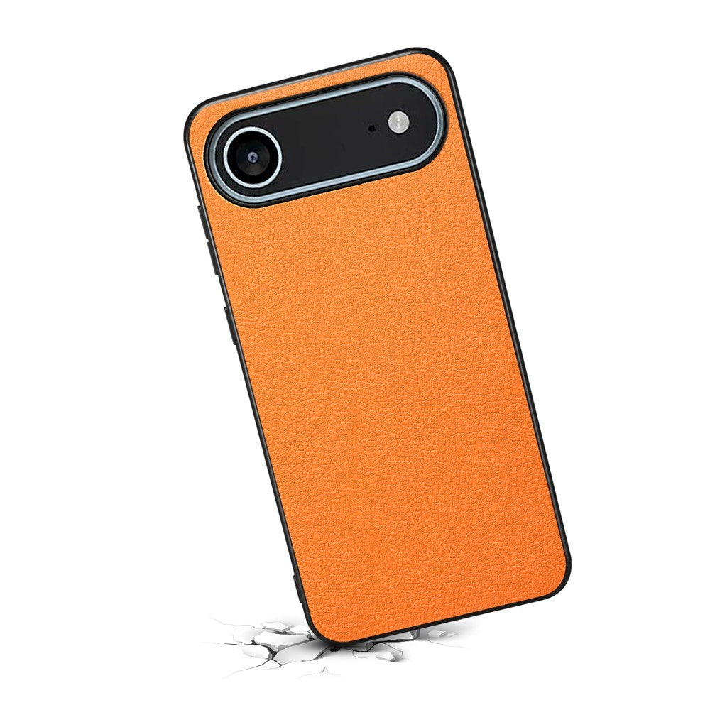EIDERWOOD iPhone Air Hybrid Plastik Cover m. Lædertekstur - Orange