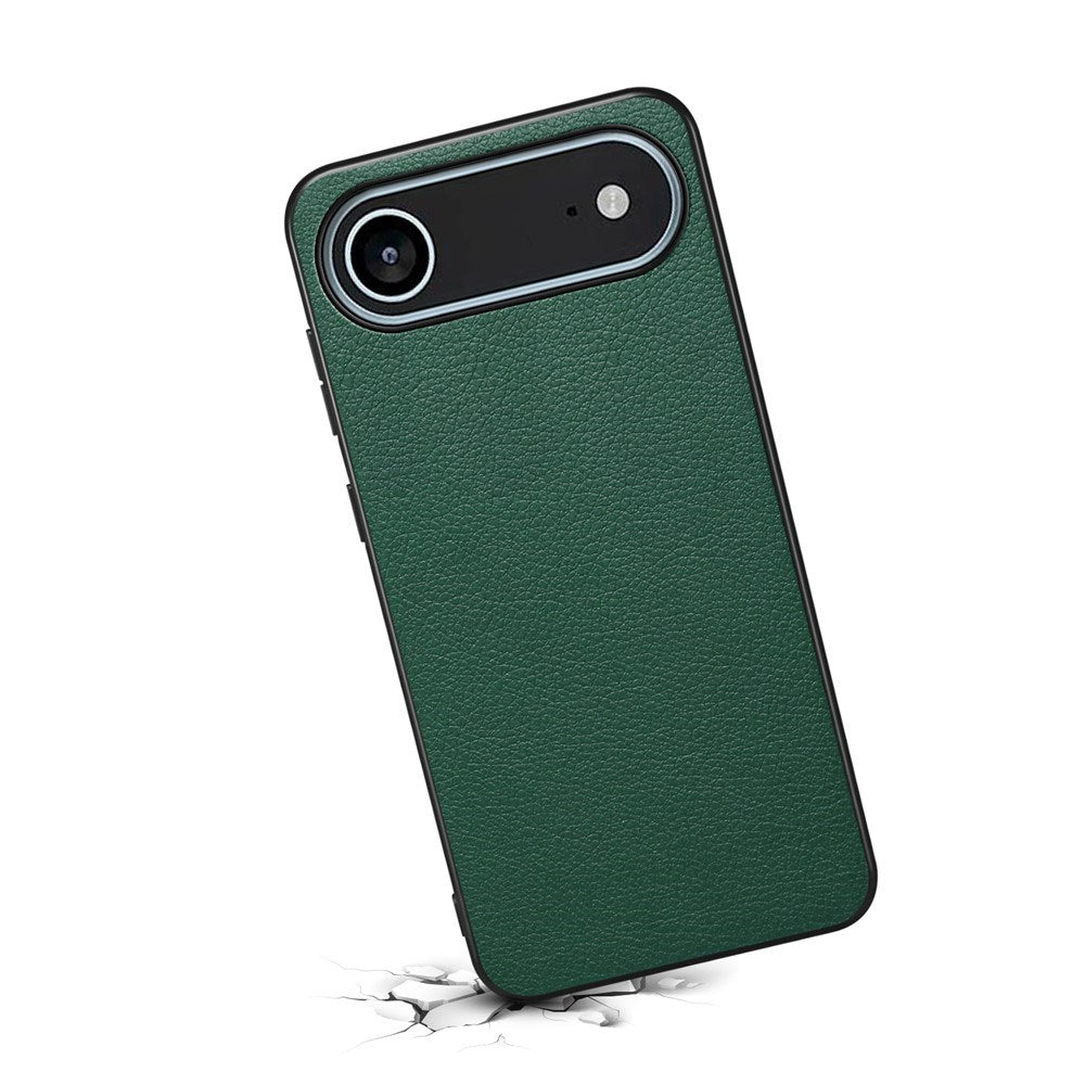 EIDERWOOD iPhone Air Hybrid Plastik Cover m. Lædertekstur - Grøn