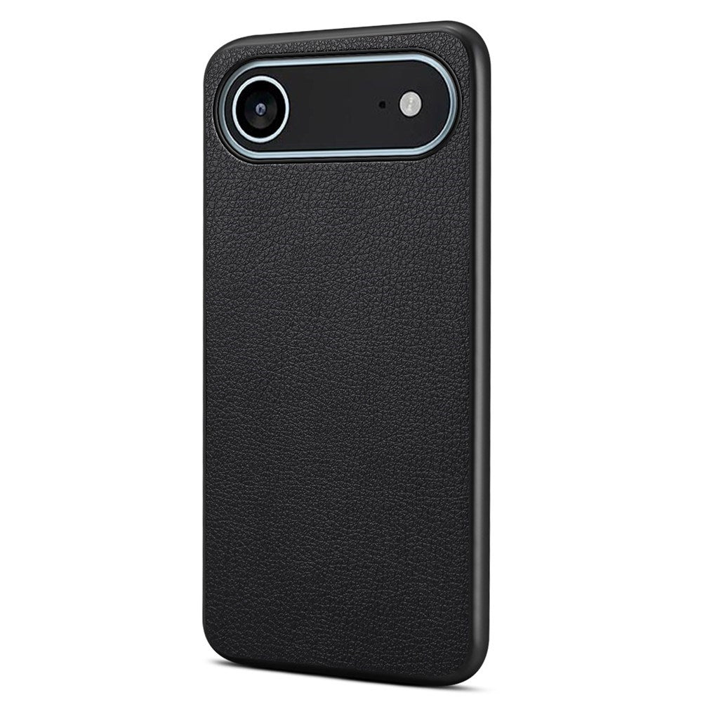 EIDERWOOD iPhone Air Hybrid Plastik Cover m. Lædertekstur - Sort
