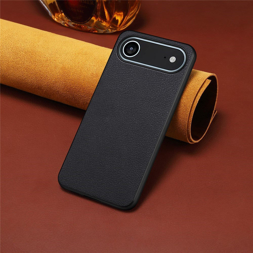 EIDERWOOD iPhone Air Hybrid Plastik Cover m. Lædertekstur - Sort