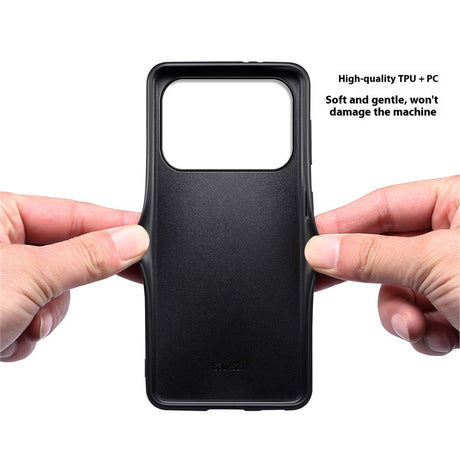 EIDERWOOD iPhone 17 Pro Hybrid Plastik Cover m. Lædertekstur - Grøn