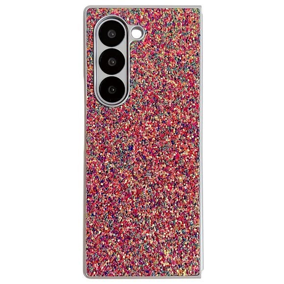 EIDERWOOD Samsung Galaxy Z Fold7 Glitter Cover - Rød