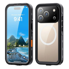 EIDERWOOD iPhone 17 Pro Vandtæt Håndværker Cover m. Skærmbeskyttelse & Strop - MagSafe Kompatibel - Sort